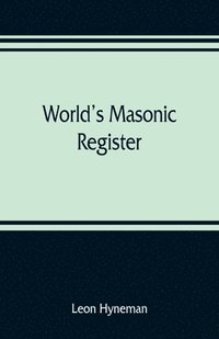 bokomslag World's Masonic register