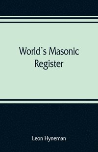 bokomslag World's Masonic register