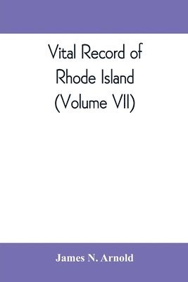 bokomslag Vital record of Rhode Island