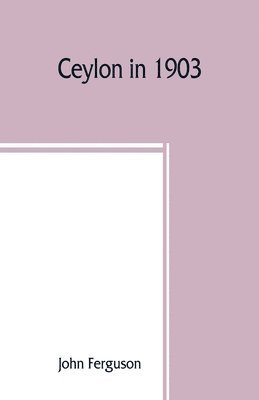 Ceylon in 1903 1