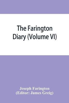 Joseph Farington - Farington diary (Volume VI), Häftad