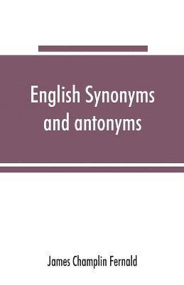 bokomslag English synonyms and antonyms