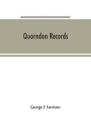 bokomslag Quorndon records