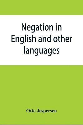 bokomslag Negation in English and other languages