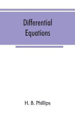 bokomslag Differential equations