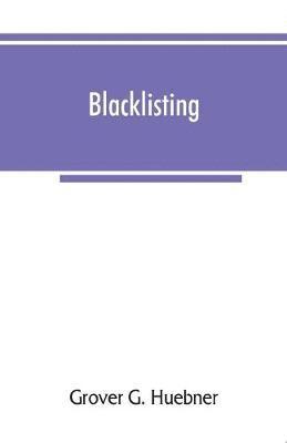 bokomslag Blacklisting