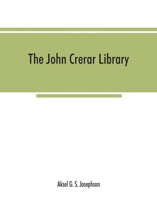 bokomslag The John Crerar Library