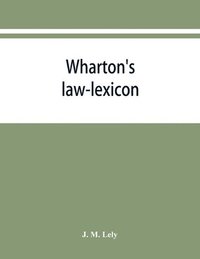 bokomslag Wharton's law-lexicon