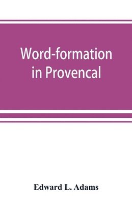 bokomslag Word-formation in Provenc?al