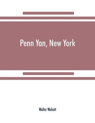 bokomslag Penn Yan, New York