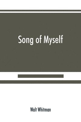 bokomslag Song of myself