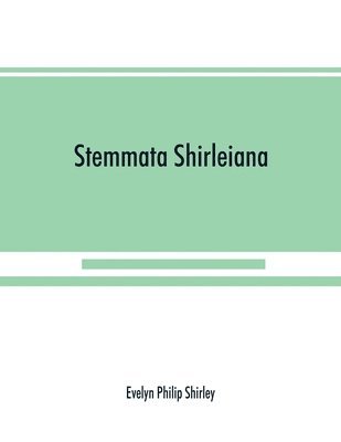 bokomslag Stemmata Shirleiana
