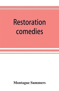 bokomslag Restoration comedies
