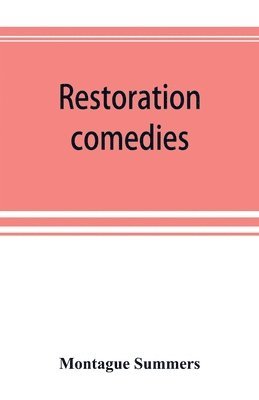 Restoration comedies 1