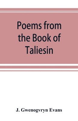 Poems from the Book of Taliesin 1