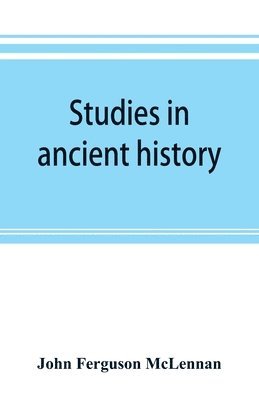 bokomslag Studies in ancient history