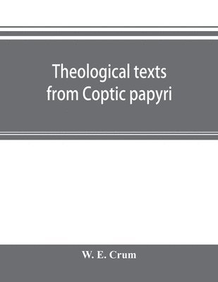 bokomslag Theological texts from Coptic papyri