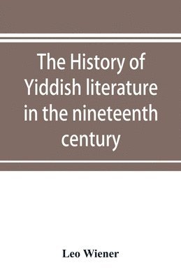 bokomslag The history of Yiddish literature in the nineteenth century