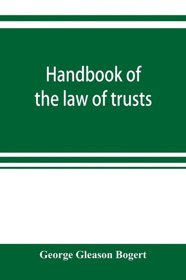 bokomslag Handbook of the law of trusts