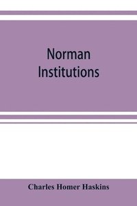 bokomslag Norman institutions
