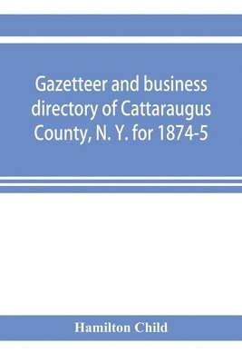 bokomslag Gazetteer and business directory of Cattaraugus County, N. Y. for 1874-5