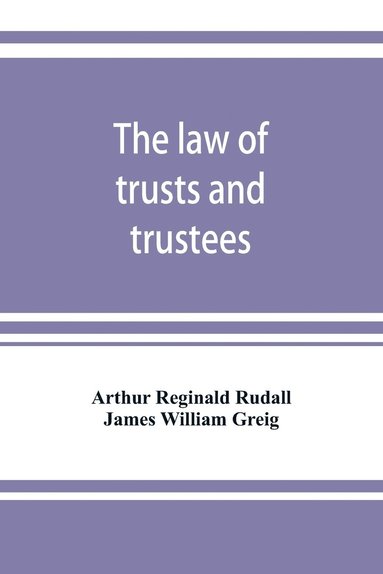 bokomslag law of trusts and trustees