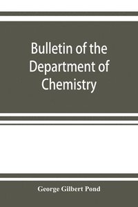bokomslag Bulletin of the Department of Chemistry