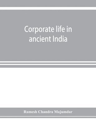 Corporate life in ancient India