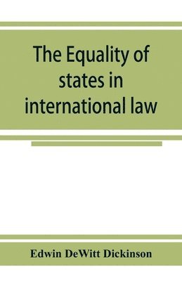 bokomslag equality of states in international law