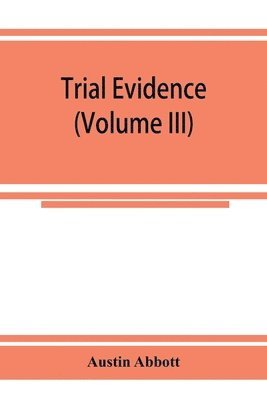 bokomslag Trial evidence