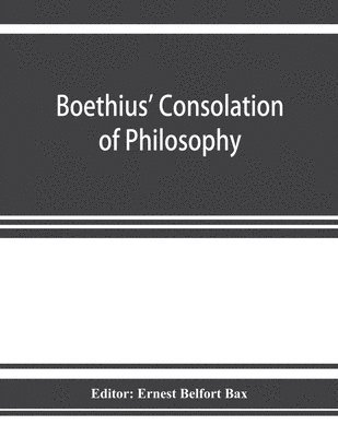 bokomslag Boethius' Consolation of philosophy