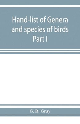 bokomslag Hand-list of genera and species of birds