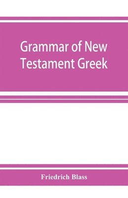 bokomslag Grammar of New Testament Greek