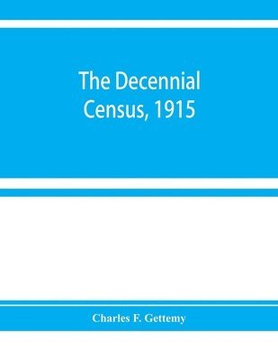 bokomslag decennial census, 1915