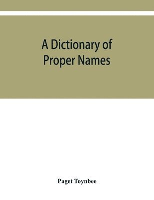dictionary of proper names and notable matters in the works of Dante