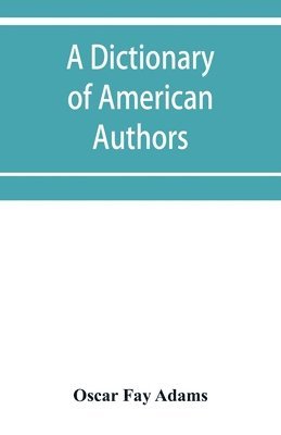dictionary of American authors