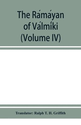 bokomslag Ra?ma?yan of Va?lmi?ki (Volume IV)