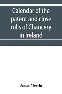 bokomslag Calendar of the patent and close rolls of Chancery in Ireland, of the reign of Charles the First