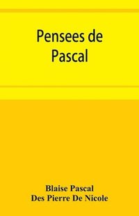 bokomslag Pense&#769;es de Pascal