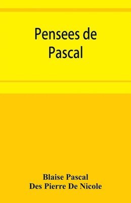 bokomslag Pense&#769;es de Pascal