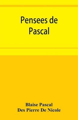 bokomslag Pense?es de Pascal
