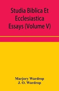 bokomslag Studia Biblica Et Ecclesiastica essays