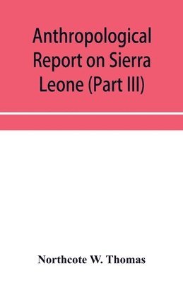 Anthropological report on Sierra Leone (Part III) Timne Grammar and stories 1