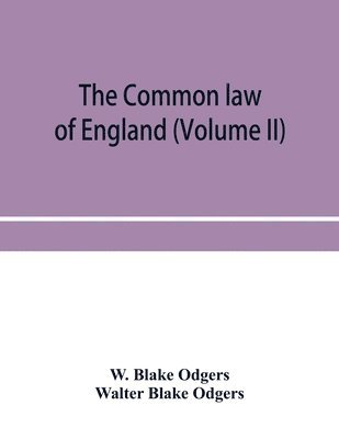 common law of England (Volume II)