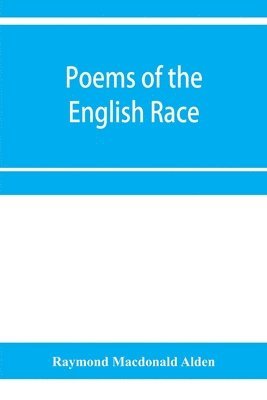 bokomslag Poems of the English race