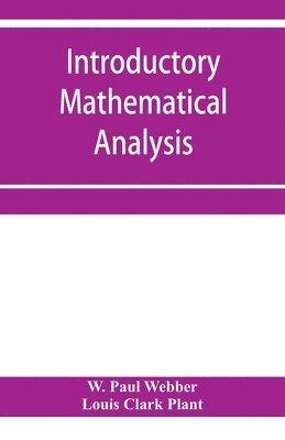 bokomslag Introductory mathematical analysis
