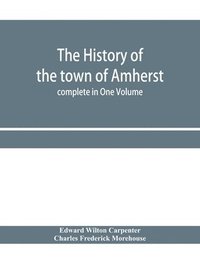 bokomslag The history of the town of Amherst, Massachusetts Part I.- General History of the town. Part II.- Town Meeting Records. complete in One Volume
