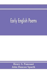 bokomslag Early English poems