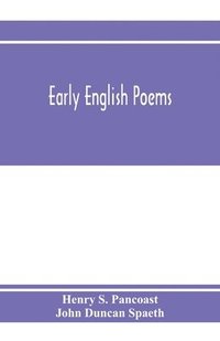 bokomslag Early English poems