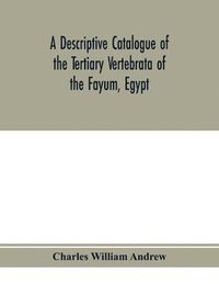 bokomslag A descriptive catalogue of the Tertiary Vertebrata of the Fayu&#770;m, Egypt. Based on the collection of the Egyptian government in the Geological museum, Cairo, and on the collection in the British